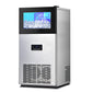 Costway Silver Stainless Steel Commercial Ice Maker Machine