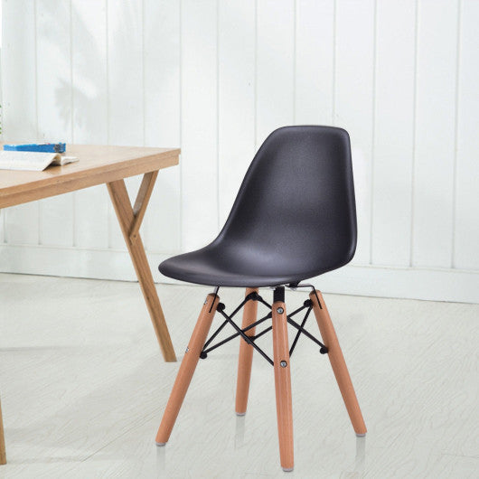 Costway Single Kids Dining Side Armless Chair - Black