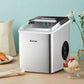 Costway Stainless Steel 26 lbs/24 H Self-Clean Countertop Ice Maker Machine