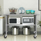 Costway Stainless Steel Commercial Kitchen Prep & Work Table