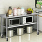 Costway Stainless Steel Commercial Kitchen Prep & Work Table