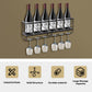 Costway Wall Mounted Metal Wine Rack Wine Bottle Storage