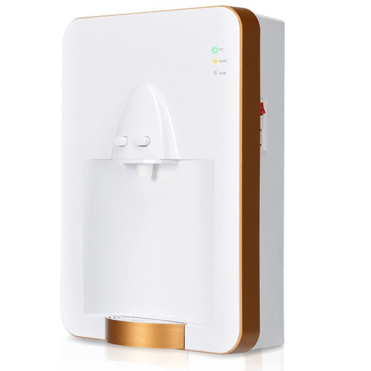 Costway Wall-mounted Electric Tank Water Dispenser with Removable Drip Tray