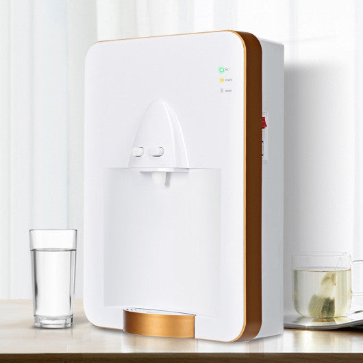 Costway Wall-mounted Electric Tank Water Dispenser with Removable Drip Tray