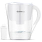 Costway White Water Pitcher Filter 10 Cup Capacity BPA Free with 1 Portable Filter