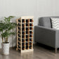 Costway Wood Wine Rack Storage Display Shelf Free Standing