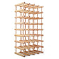 Costway Wooden Wine Holder Bottle Rack for 40 Bottles