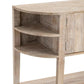 Crestview Collection Ainsley 47" x 15" x 35" Rustic Unfinished Wood Console
