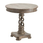 Crestview Collection Bengal Manor 30" x 30" x 30" Rustic Unfinished Mango Wood Twist Accent Table
