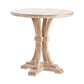 Crestview Collection Bengal Manor 32" x 32" x 31" Rustic Mango Wood Accent Table In Light Brown Finish