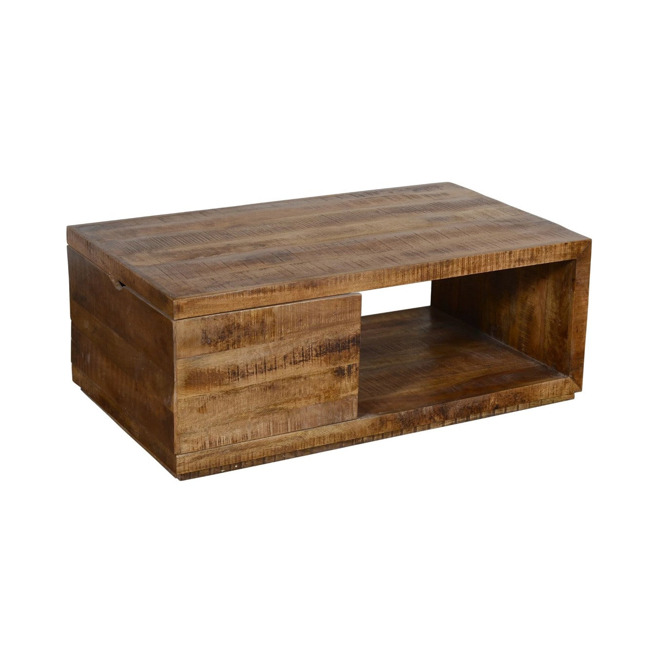 Crestview Collection Crosby 50" x 28" x 18" Occasional Wood Rectangle Cocktail Table