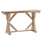Crestview Collection Daphne 54" x 32" x 31" Rustic Unfinished Wood Console Table