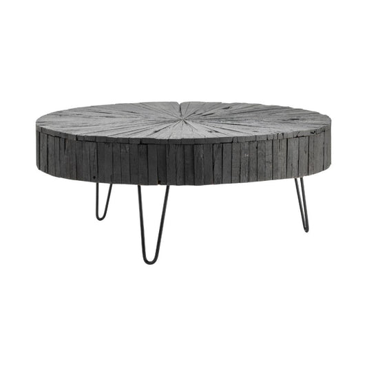 Crestview Collection Drummond 42" x 42" x 17" Occasional Metal And Wood Cocktail Table