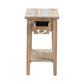 Crestview Collection Grand Isle 18" x 13" x 24" Coastal Wood Chairside Table In Natural Finish