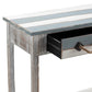 Crestview Collection Nantucket 43" x 15" x 32" 2-Drawer Coastal Rope And Wood Console In Weathered Finish