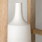 Crestview Collection Tegan 27" & 21" 2-Piece Transitional Ceramic Vase In Gesso White Matte and Glaze Ceramic Finish