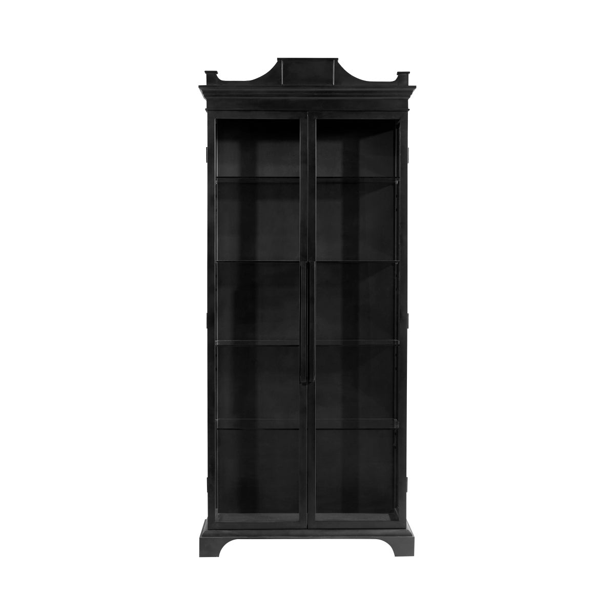 Cyan Design Bethlem 43" x 18" x 103" Black Iron Display Cabinet