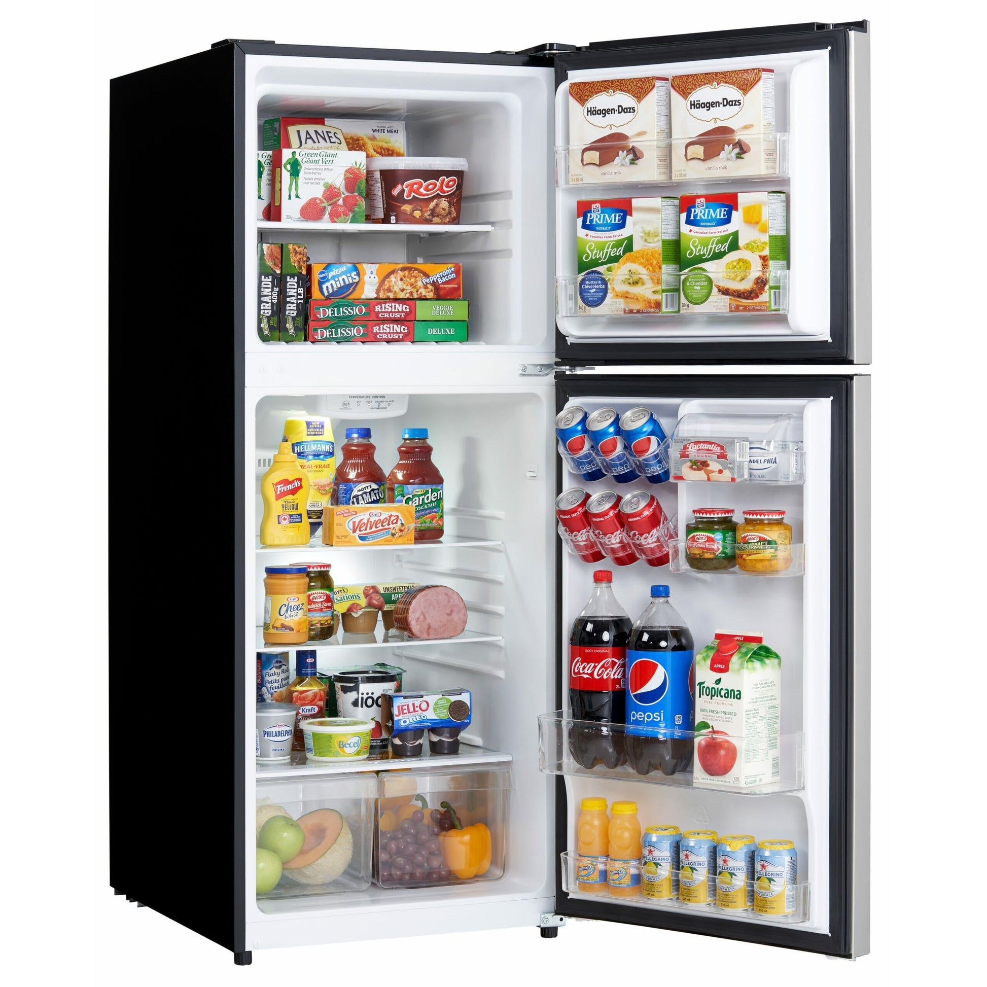 Danby 10 CuFt. Stainless Steel Apartment Size Top Mount Fridge - DFF101B1BSLDB