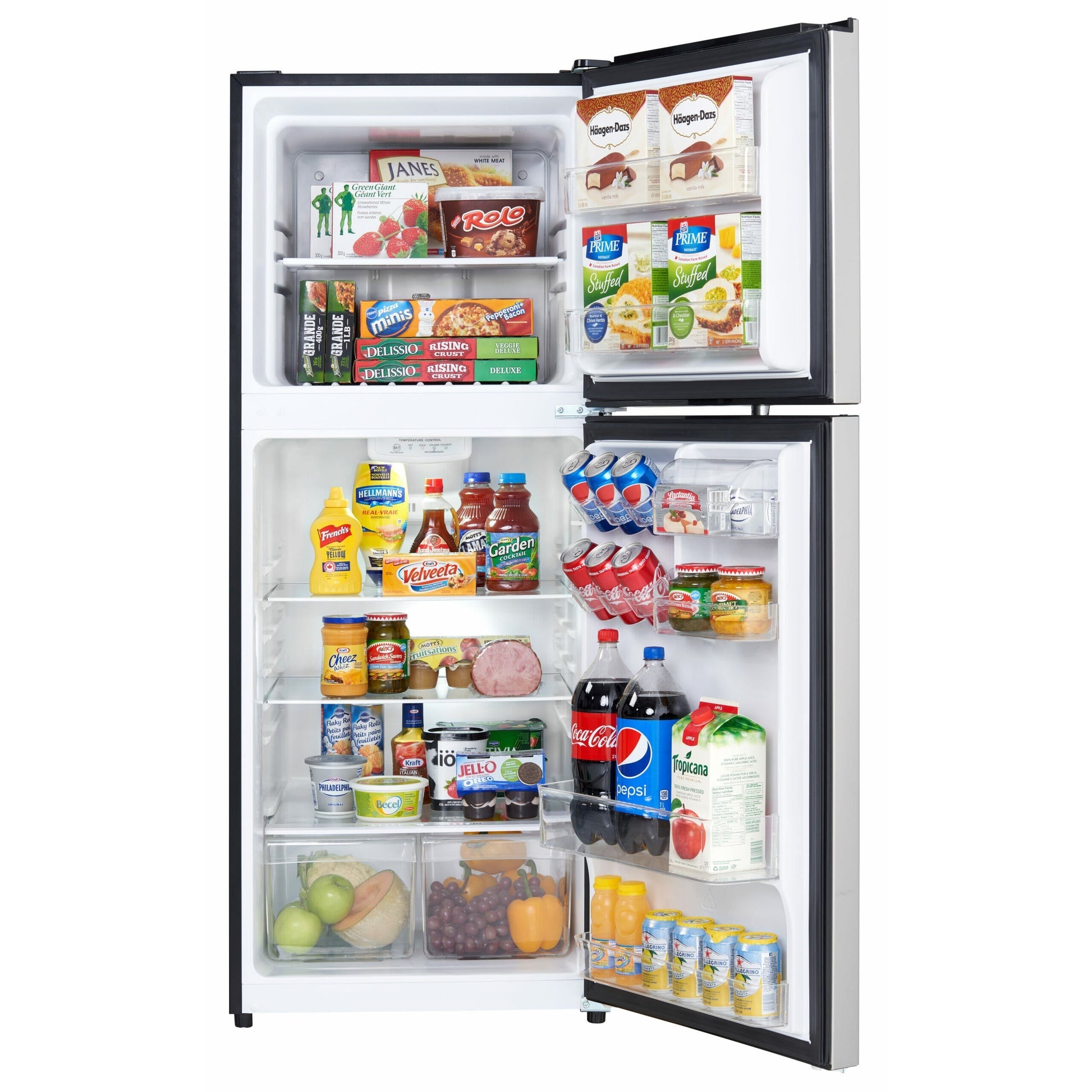 Danby 10 CuFt. Stainless Steel Apartment Size Top Mount Fridge - DFF101B1BSLDB
