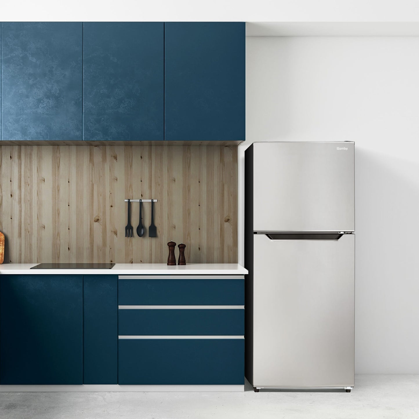 Danby 10 CuFt. Stainless Steel Apartment Size Top Mount Fridge - DFF101B1BSLDB