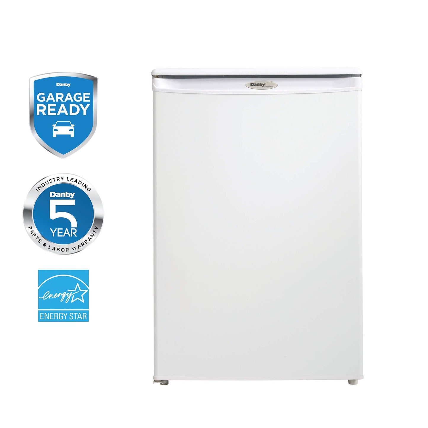 Danby 122L White Upright Freezer - DUFM043A2WDD