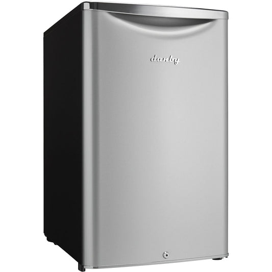 Danby 124L Iridium Silver Retro Compact Fridge - DAR044A6DDB