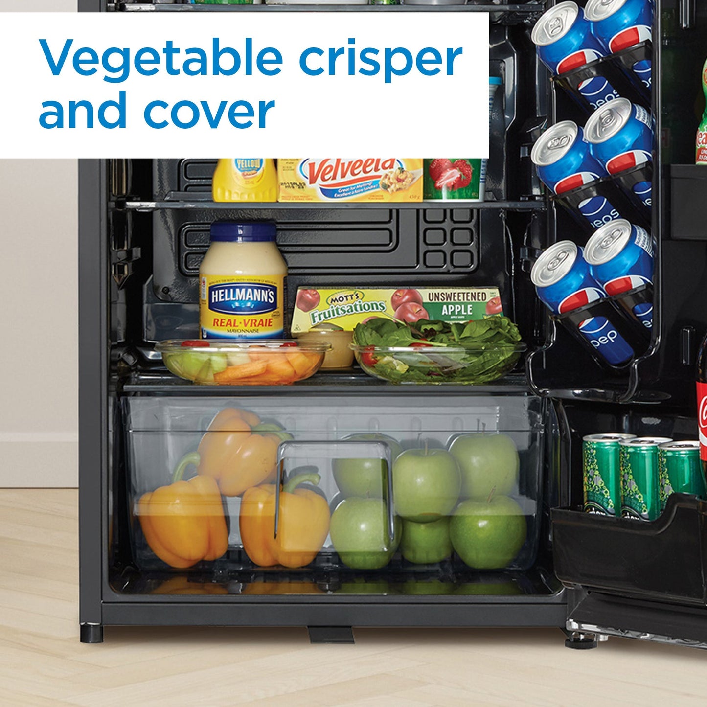 Danby 124L Midnight Black Retro Compact Fridge - DAR044A6MDB