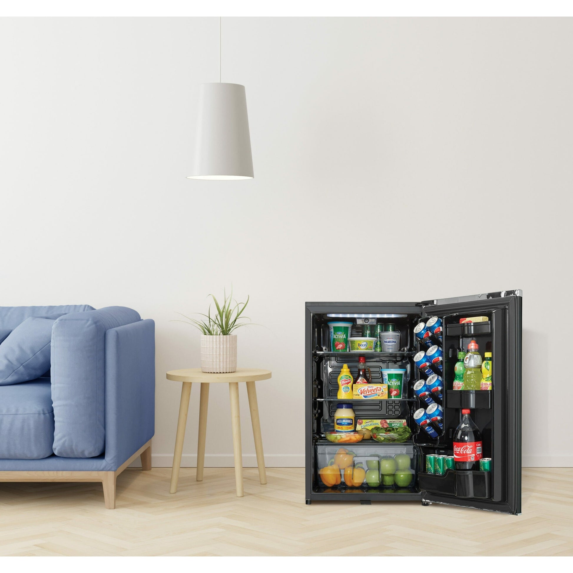 Danby 124L Midnight Black Retro Compact Fridge - DAR044A6MDB