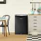 Danby 124L Midnight Black Retro Compact Fridge - DAR044A6MDB