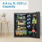 Danby 124L Midnight Black Retro Compact Fridge - DAR044A6MDB