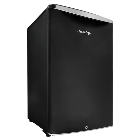 Danby 124L Midnight Black Retro Compact Fridge - DAR044A6MDB