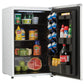 Danby 124L Pearl White Retro Compact Fridge - DAR044A6PDB