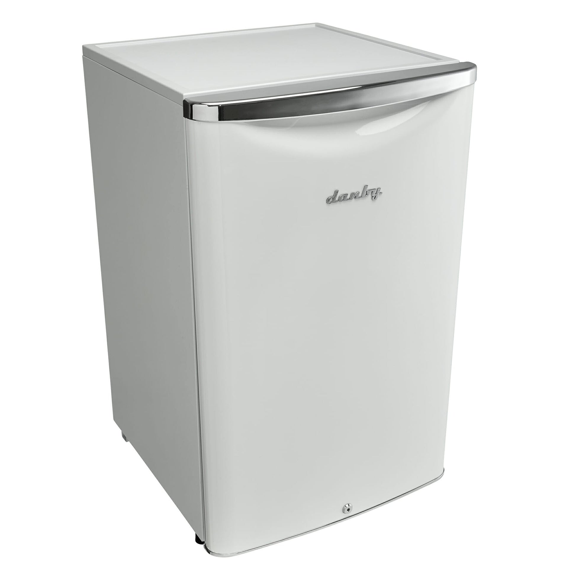 Danby 124L Pearl White Retro Compact Fridge - DAR044A6PDB