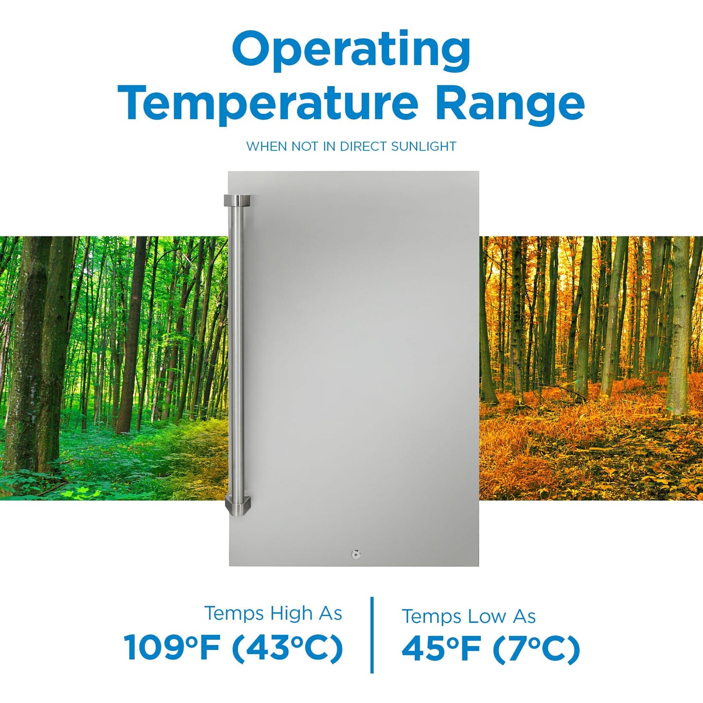 Danby 124L Stainless Steel Outdoor Fridge - DAR044A1SSO-6