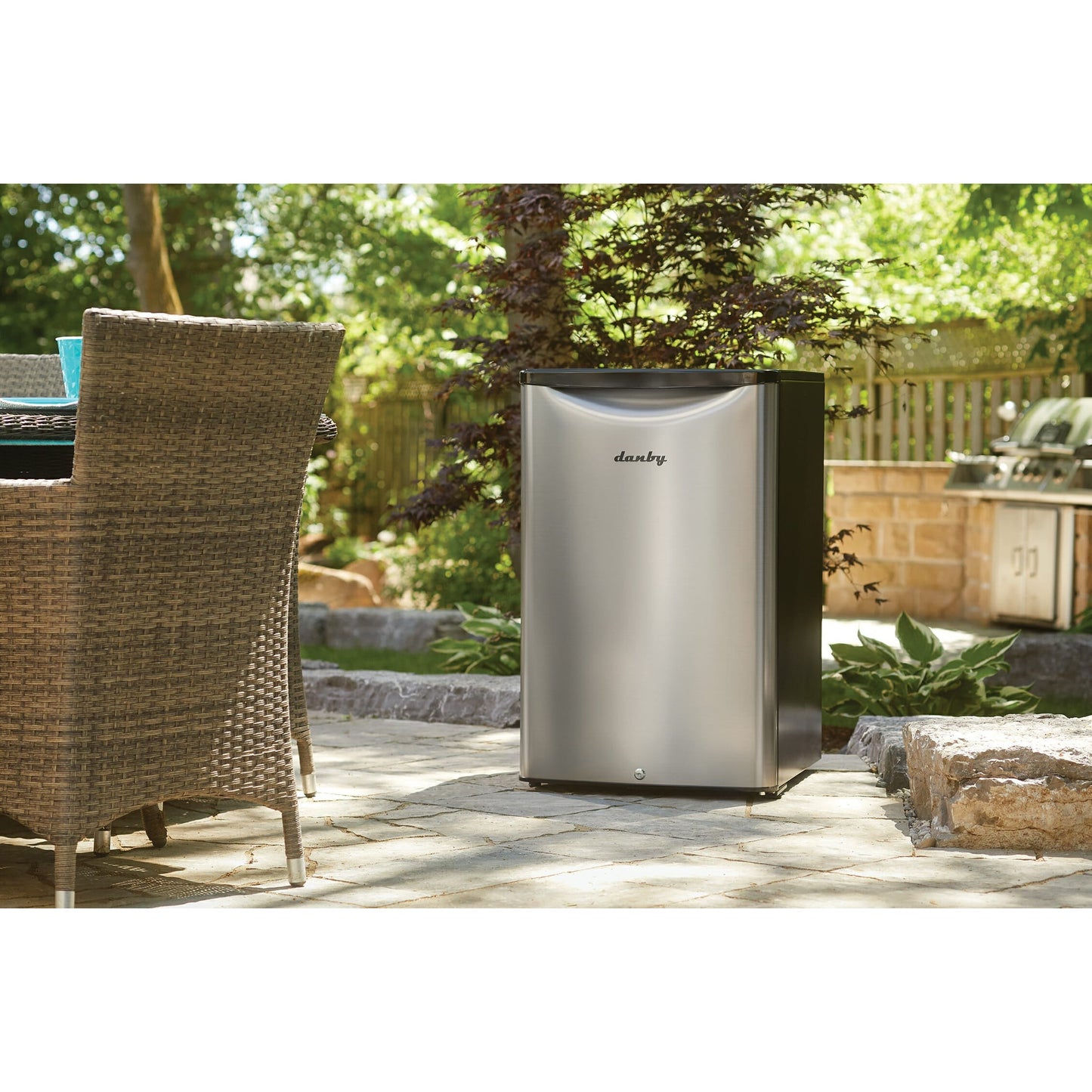 Danby 124L Stainless Steel Outdoor Fridge - DAR044A6BSLDBO