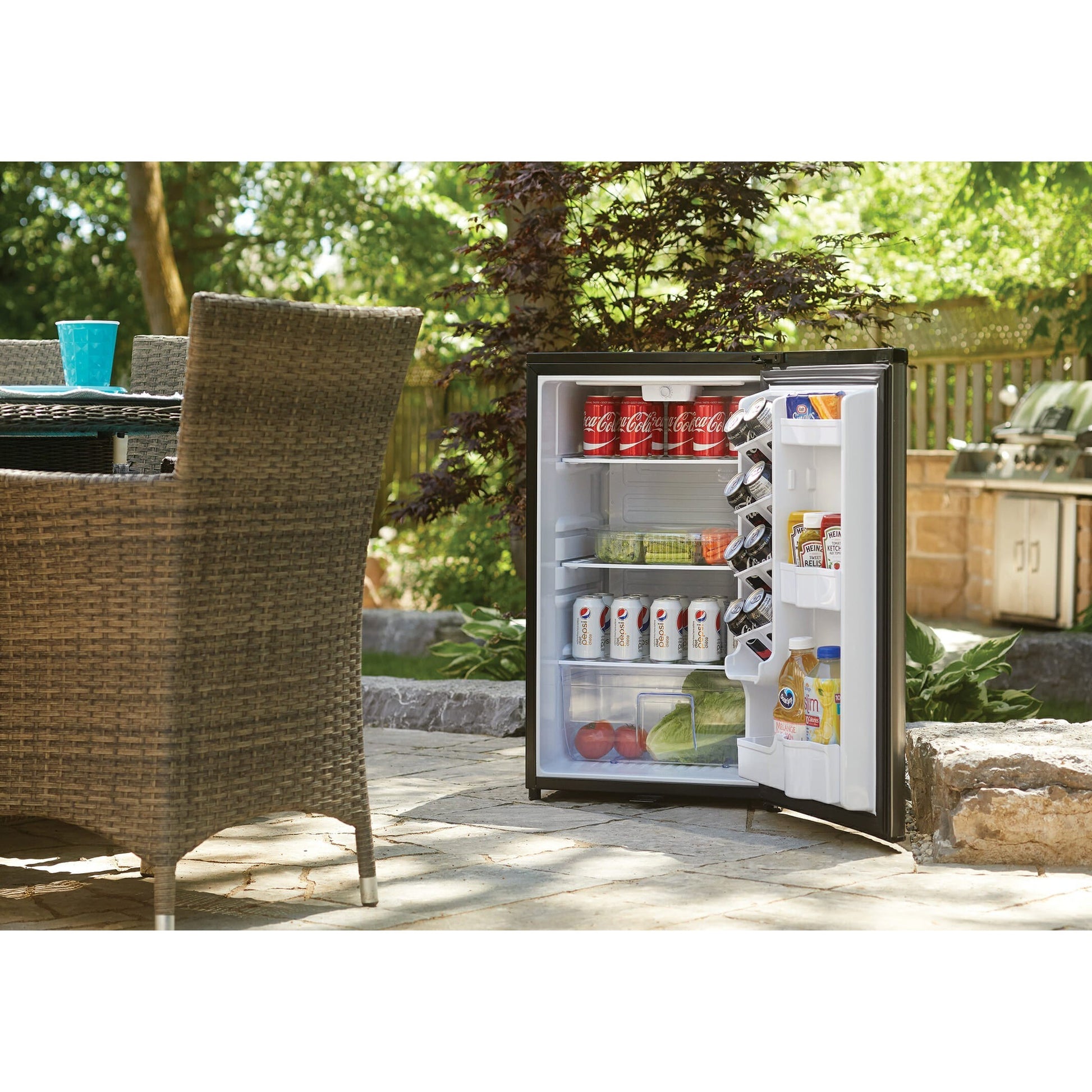 Danby 124L Stainless Steel Outdoor Fridge - DAR044A6BSLDBO