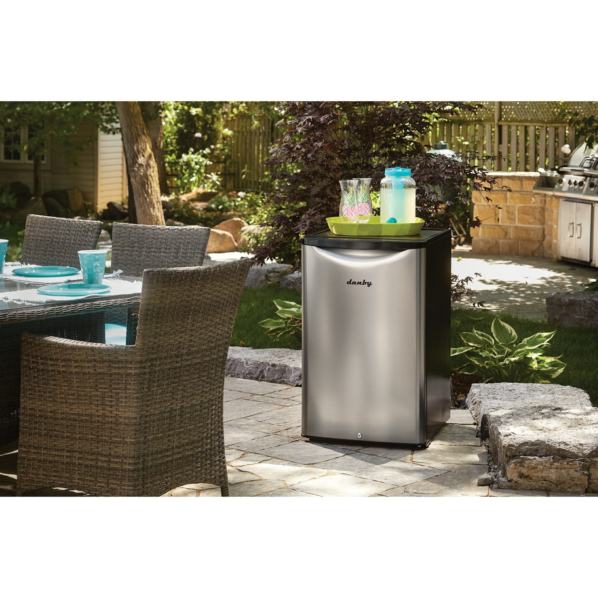 Danby 124L Stainless Steel Outdoor Fridge - DAR044A6BSLDBO