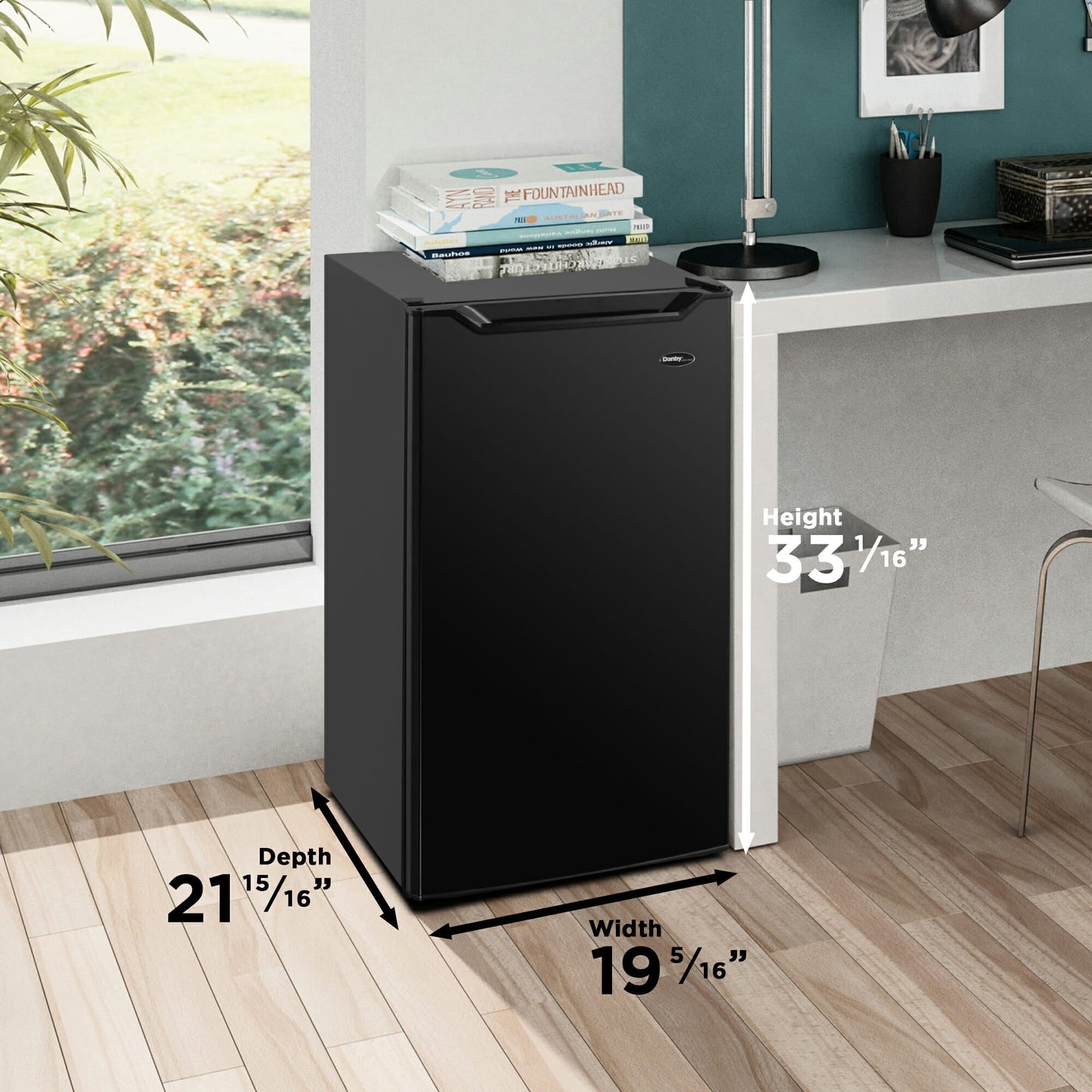 Danby 125L Black Compact Fridge - DCR044B1BM