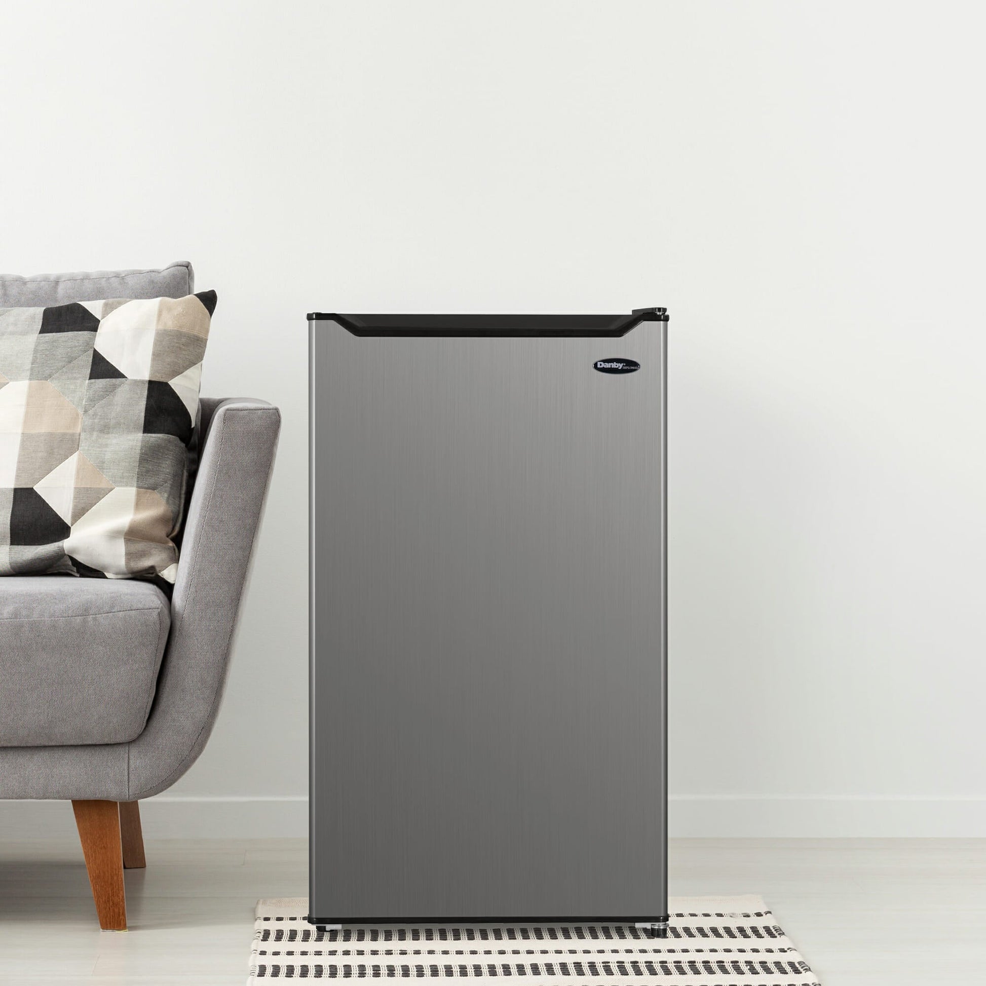 Danby 125L Stainless Steel Compact Fridge - DCR044B1SLM