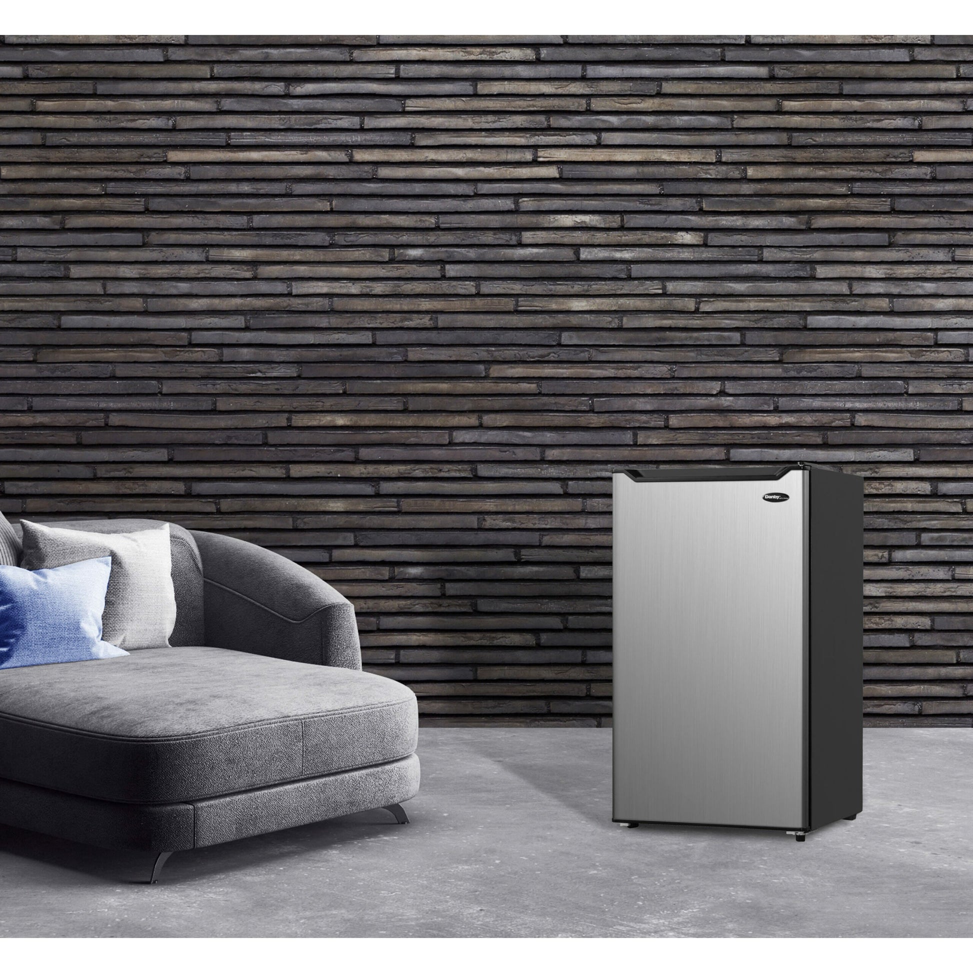 Danby 125L Stainless Steel Compact Fridge - DCR044B1SLM