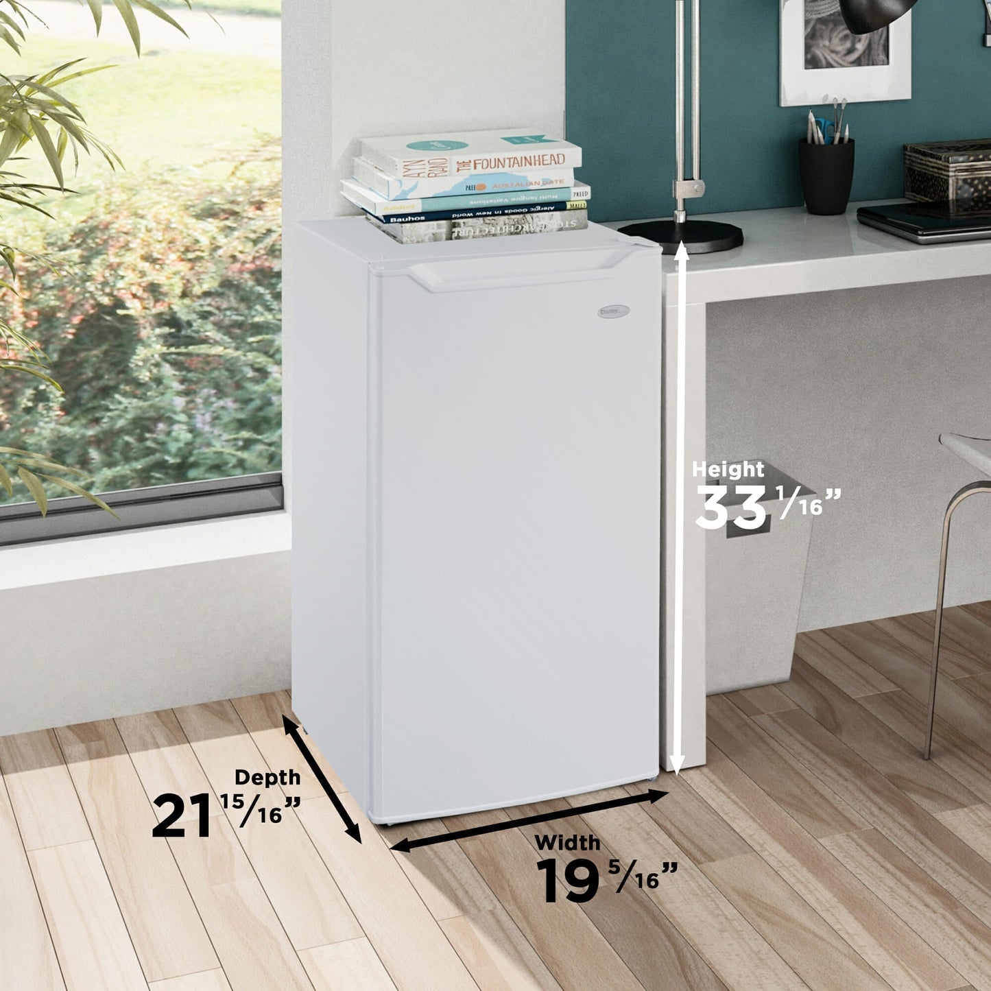Danby 125L White Compact Fridge - DCR044B1WM