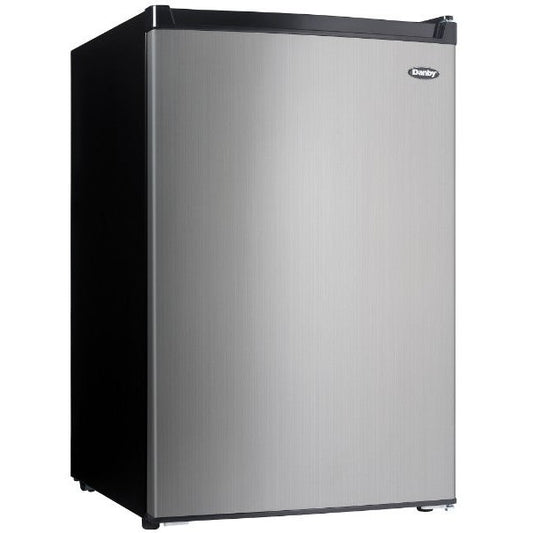 Danby 127L Stainless Steel Compact Fridge With True Freezer - DCR045B1BSLDB-3