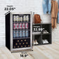 Danby 127L Stainless Steel Free-Standing Beverage Cooler - DBC045L1SS