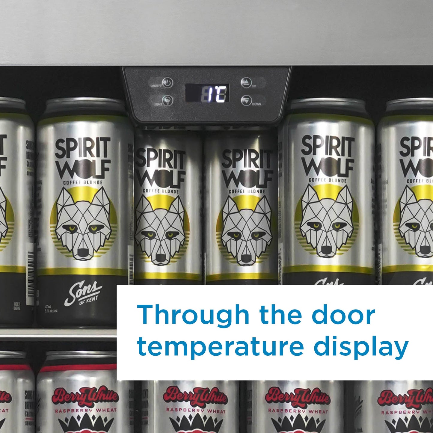 Danby 127L Stainless Steel Free-Standing Beverage Cooler - DBC045L1SS