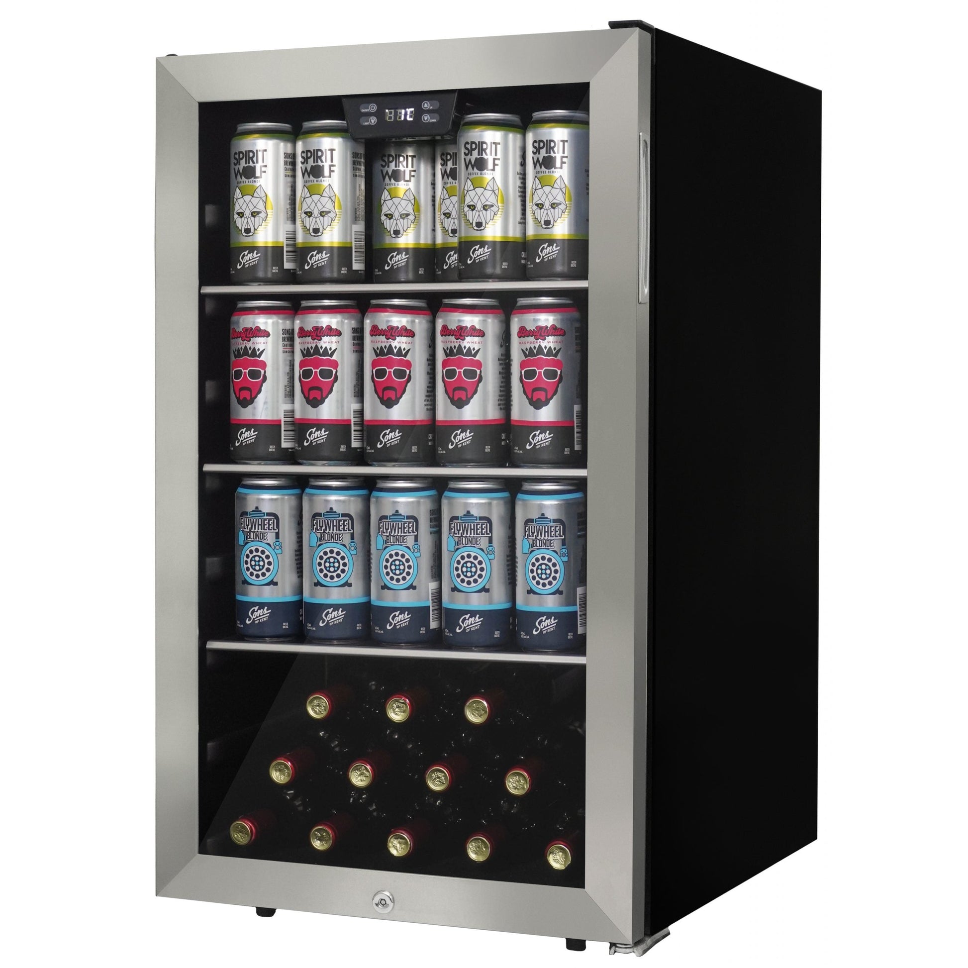 Danby 127L Stainless Steel Free-Standing Beverage Cooler - DBC045L1SS