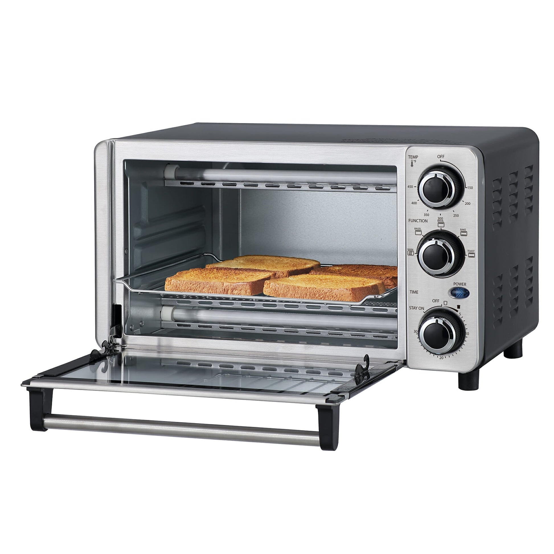 Danby 12L Stainless Steel 4-Slice Countertop Toaster Oven - DBTO0412BBSS