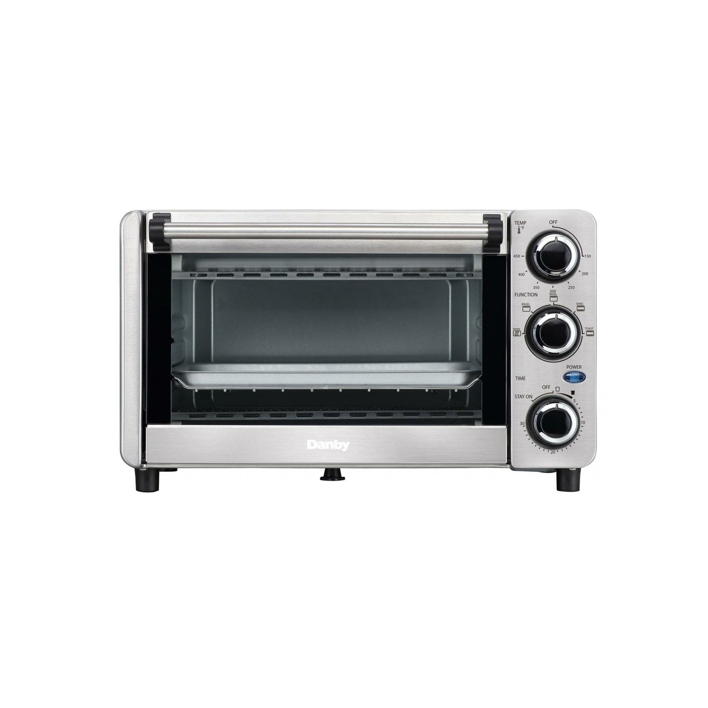 Danby 12L Stainless Steel 4-Slice Countertop Toaster Oven - DBTO0412BBSS