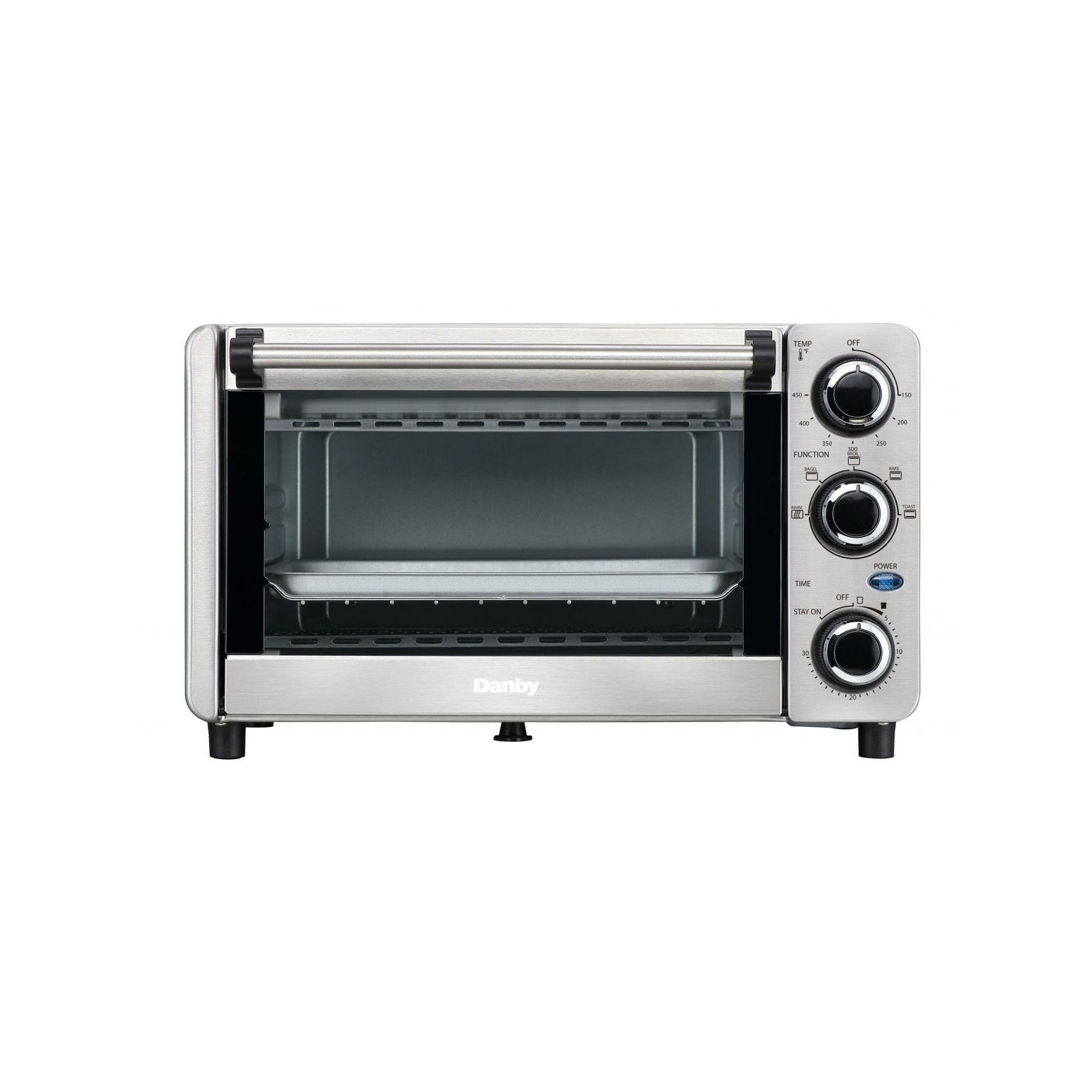Danby 12L Stainless Steel 4-Slice Countertop Toaster Oven - DBTO0412BBSS