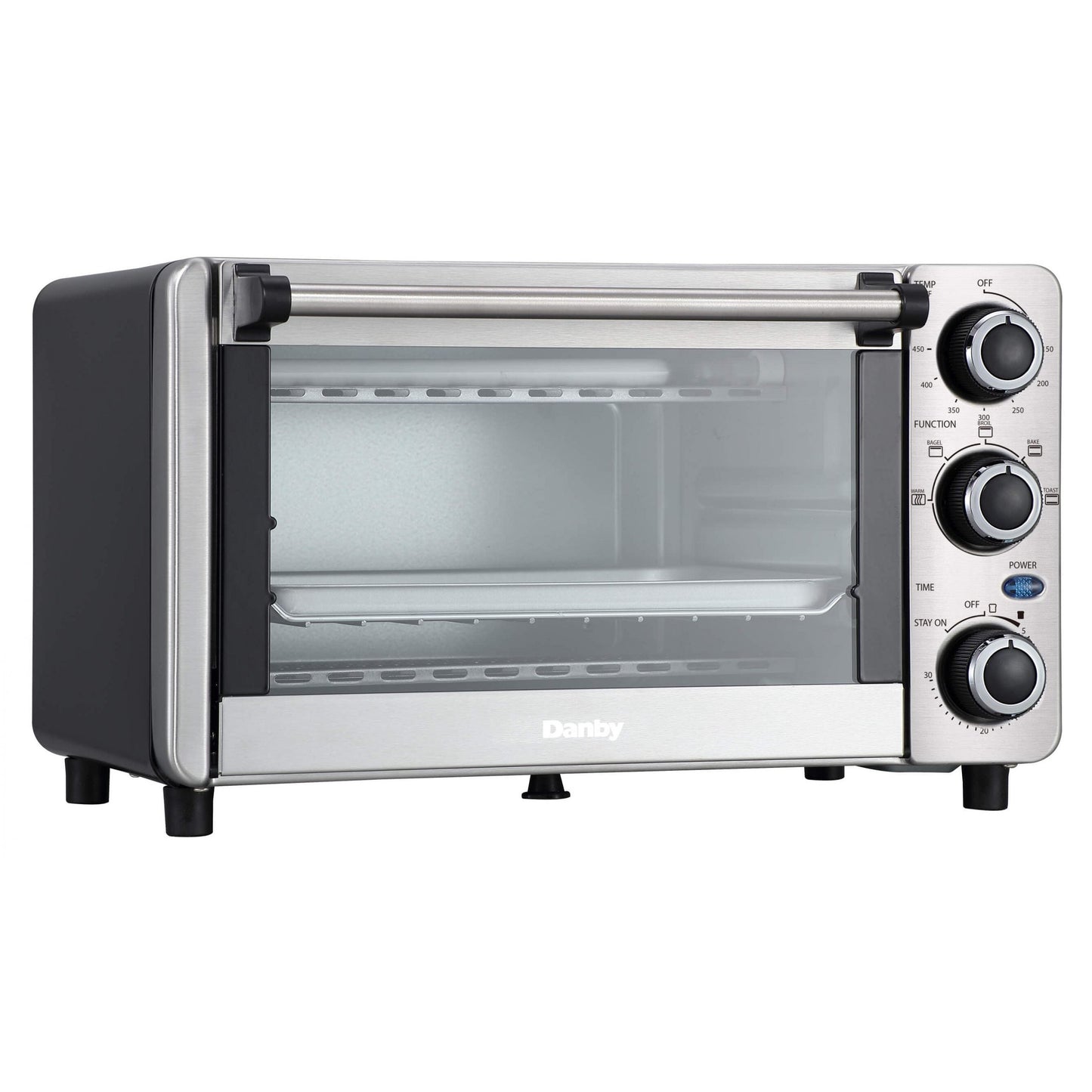 Danby 12L Stainless Steel 4-Slice Countertop Toaster Oven - DBTO0412BBSS