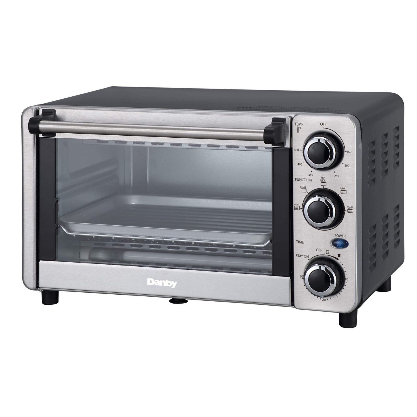Danby 12L Stainless Steel 4-Slice Countertop Toaster Oven - DBTO0412BBSS